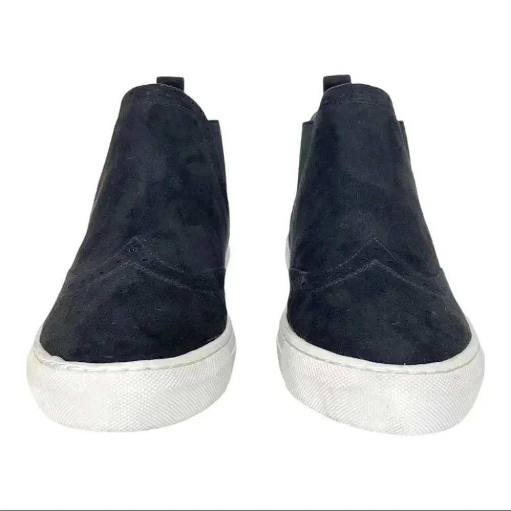 Seven Dials Darcy Black Fabric Suede Slip-On Womens Sneakers Size 8.5M - Picture 4 of 14